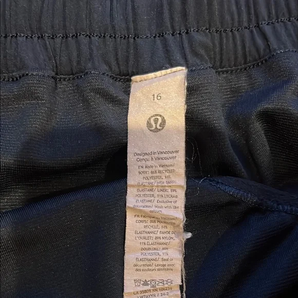 lululemon athletica true navy Women's Shorts - Picture 3 of 5